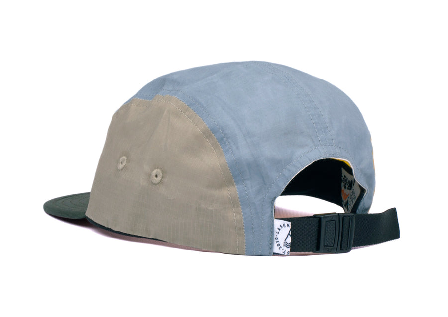 BORNE RIPSTOP OFF-CUTS PACKABLE 5 PANEL HAT KIDS