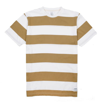 BORNE WOVEN TEE NATURAL/SAND