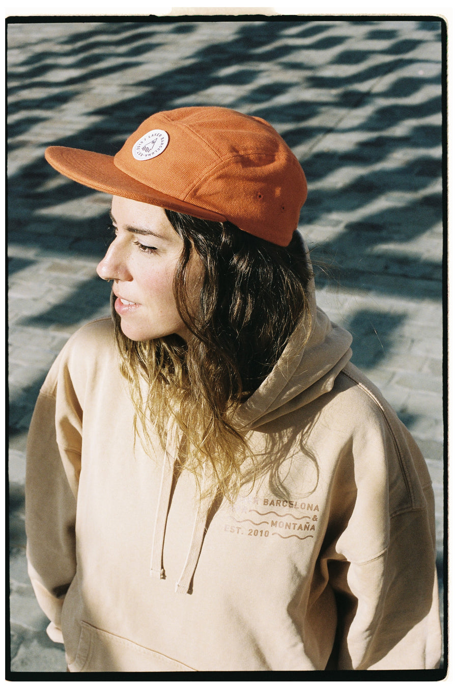 BARCELONETA 5 PANEL HAT BURNT ORANGE