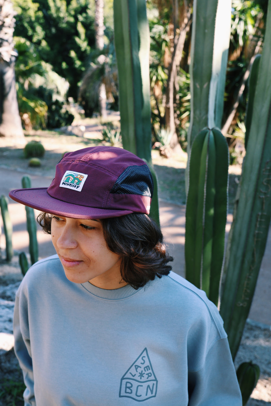 MONTSENY V2 CAMPER TECH 5 PANEL HAT WINE
