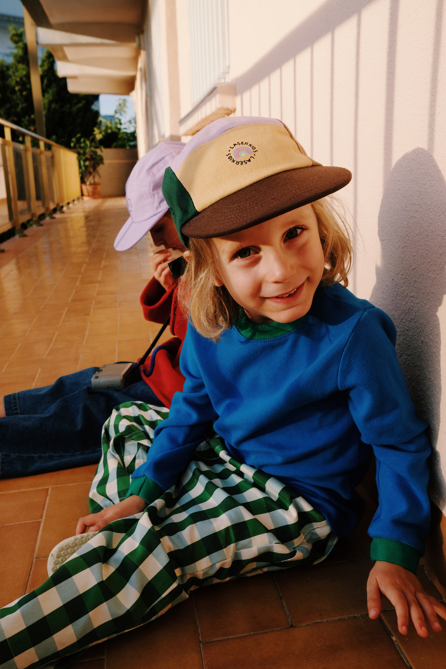 LASER KIDS OFF-CUTS 5 PANEL HAT