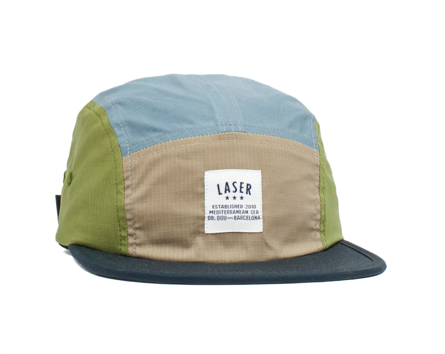 BORNE RIPSTOP OFF-CUTS PACKABLE 5 PANEL HAT