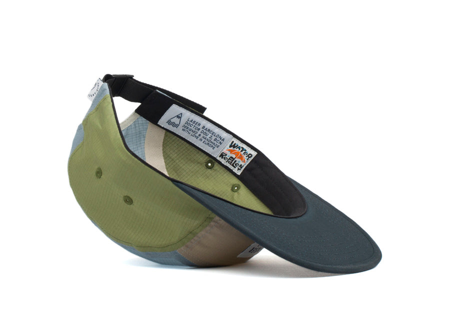 BORNE RIPSTOP OFF-CUTS PACKABLE 5 PANEL HAT