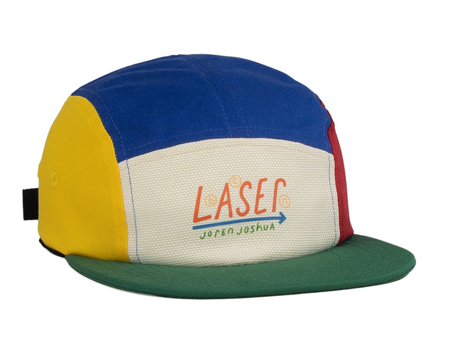 LASER BY JOREN JOSHUA OFF-CUTS 5 PANEL HAT – LASER BARCELONA