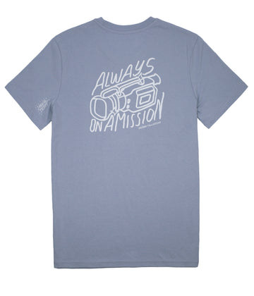 DOLORES MAGAZINE X LASER / ALWAYS ON A MISSION TEE SERENE