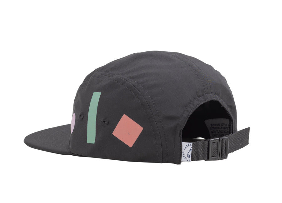 FESTIVALET 5 PANEL HAT BLACK