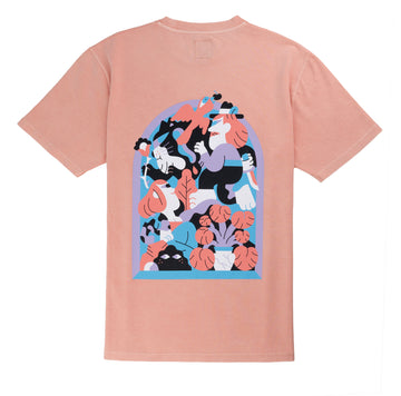 RAWAL ARTIST SERIES X HEDOF TEE PEACH