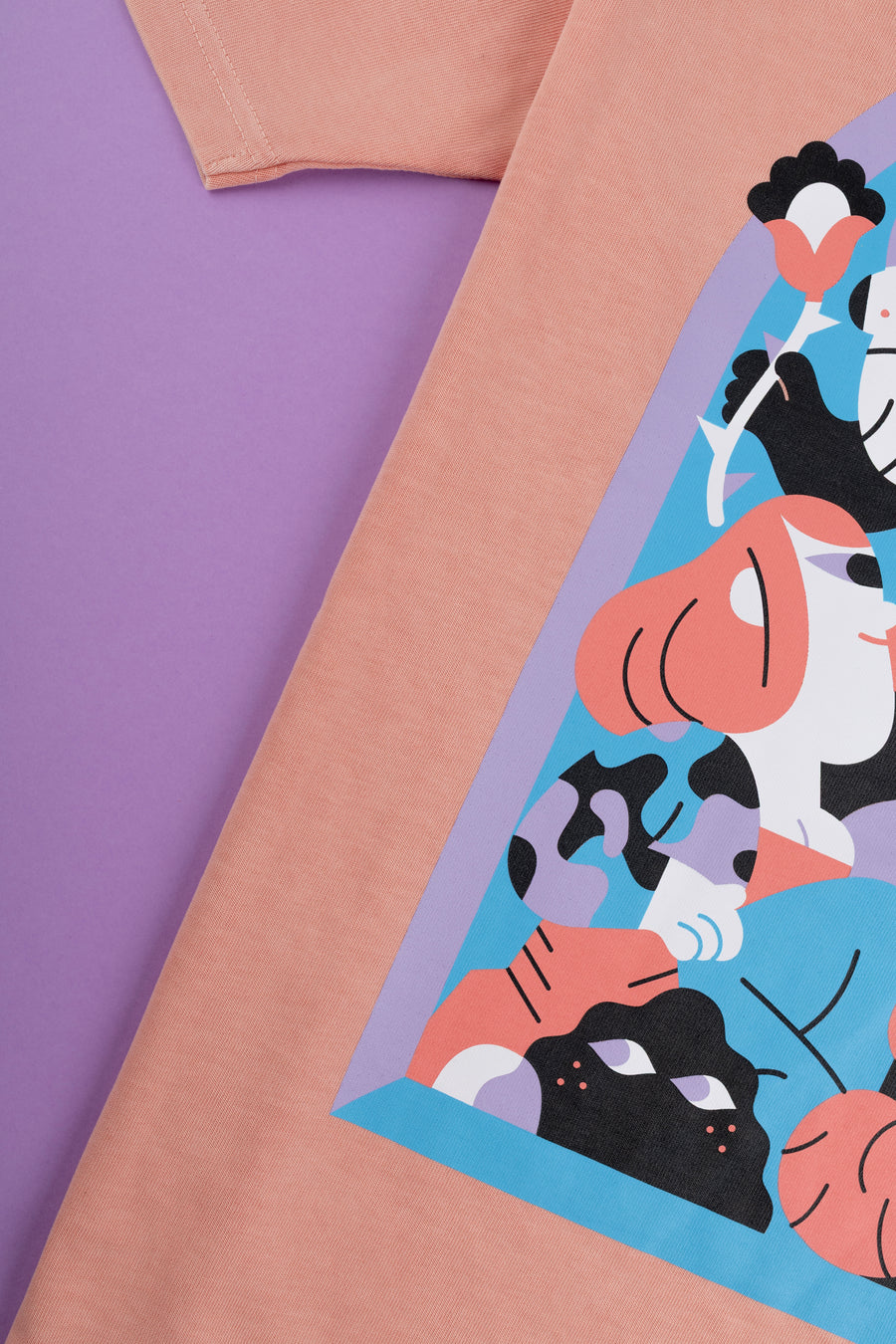 RAWAL ARTIST SERIES X HEDOF TEE PEACH