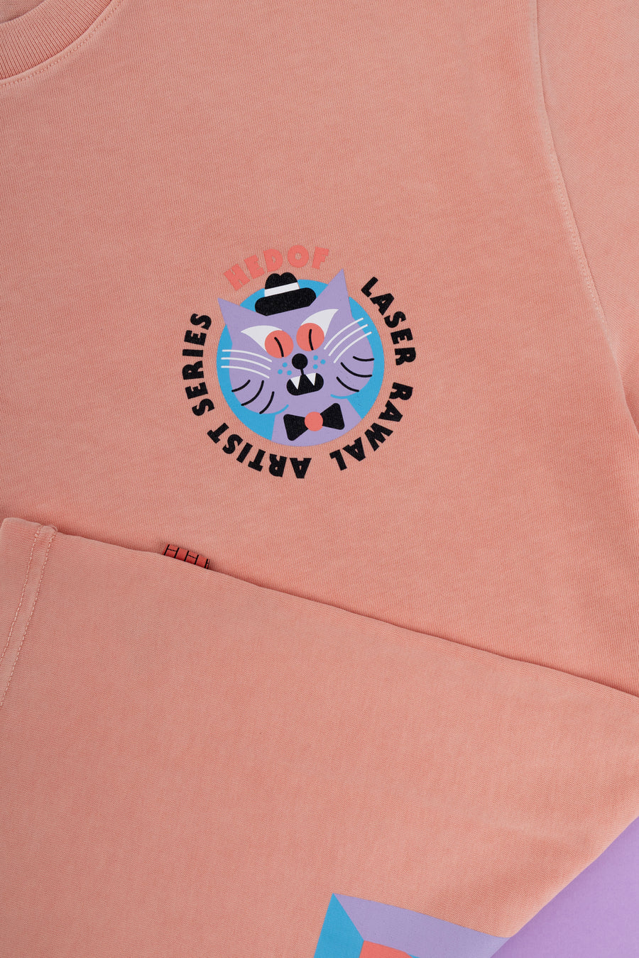 RAWAL ARTIST SERIES X HEDOF TEE PEACH