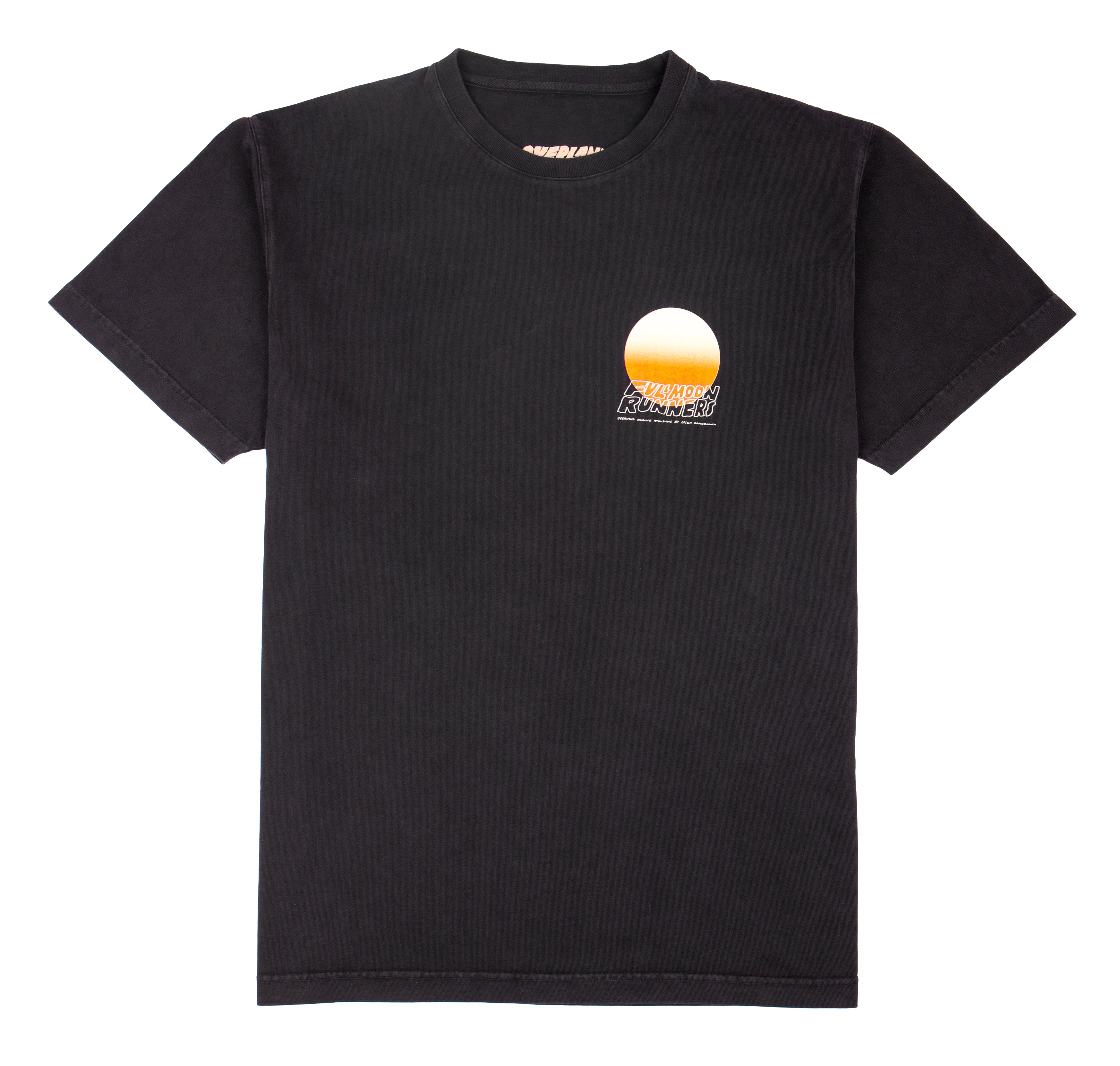 LASER X OVERLAND / FULL MOON RUNNERS TEE FADED BLACK – LASER BARCELONA