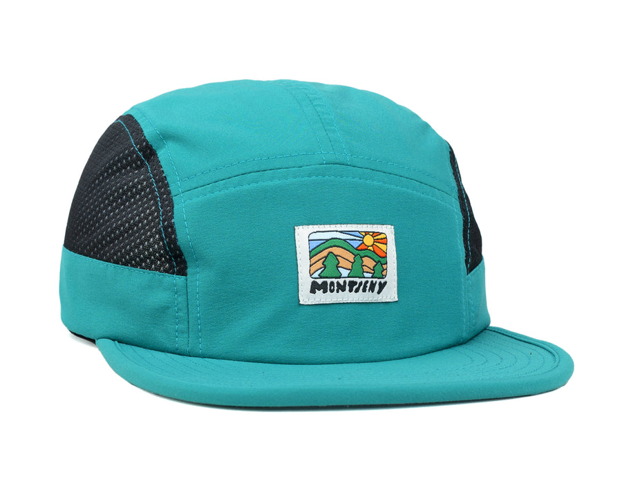 MONTSENY V2 TECH 5 PANEL HAT EMERALD GREEN