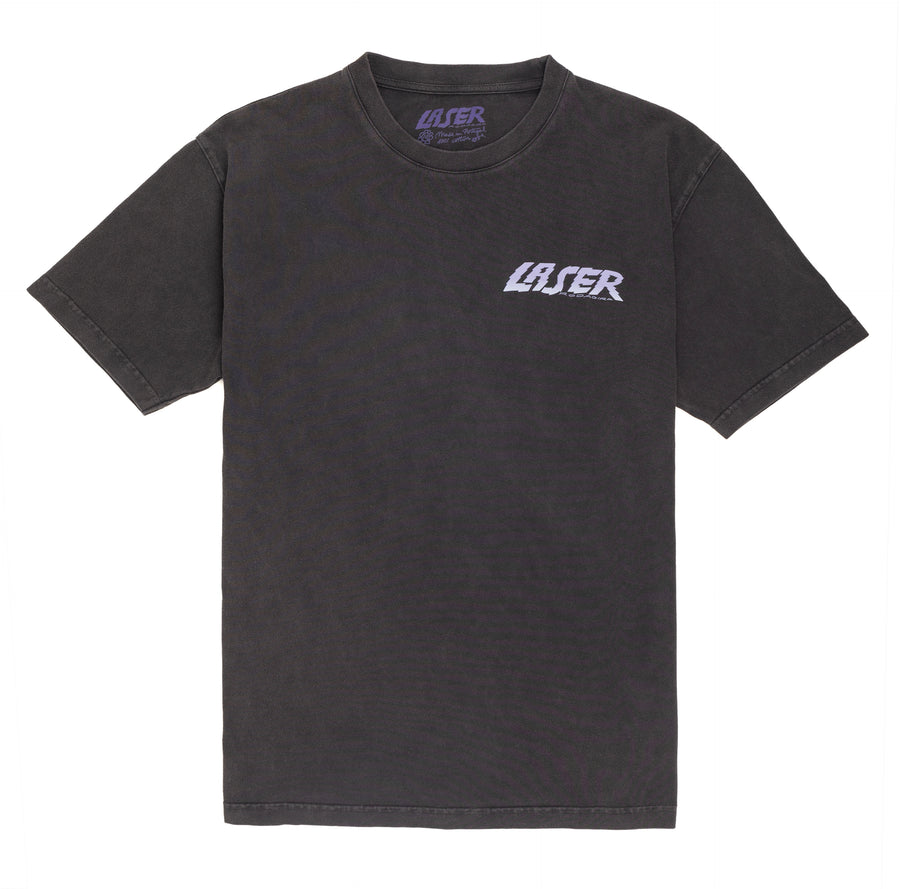 LASER X RODAGIRA TEE FADED BLACK