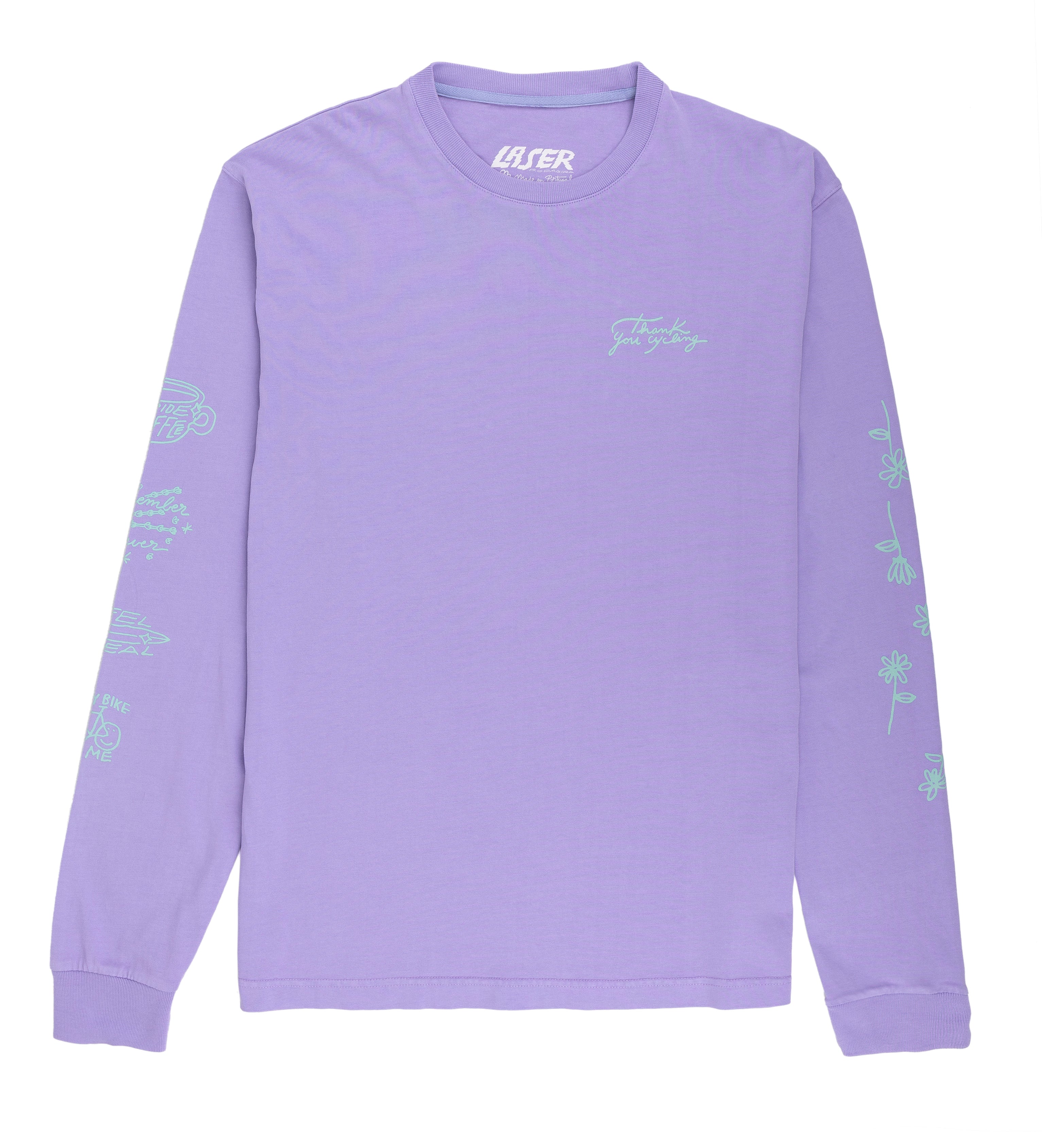 【GRAILZ】GEOMETRY LUNAR LONG SLEEVE [PURPLE] Purple Graphic Sweater Long Sleeve | Ally Fashion