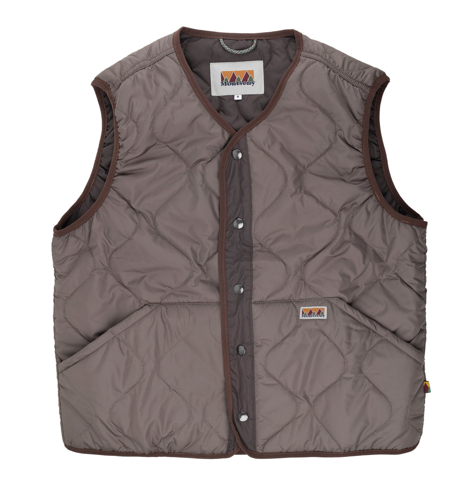 MONTSENY PADDED VEST TAUPE