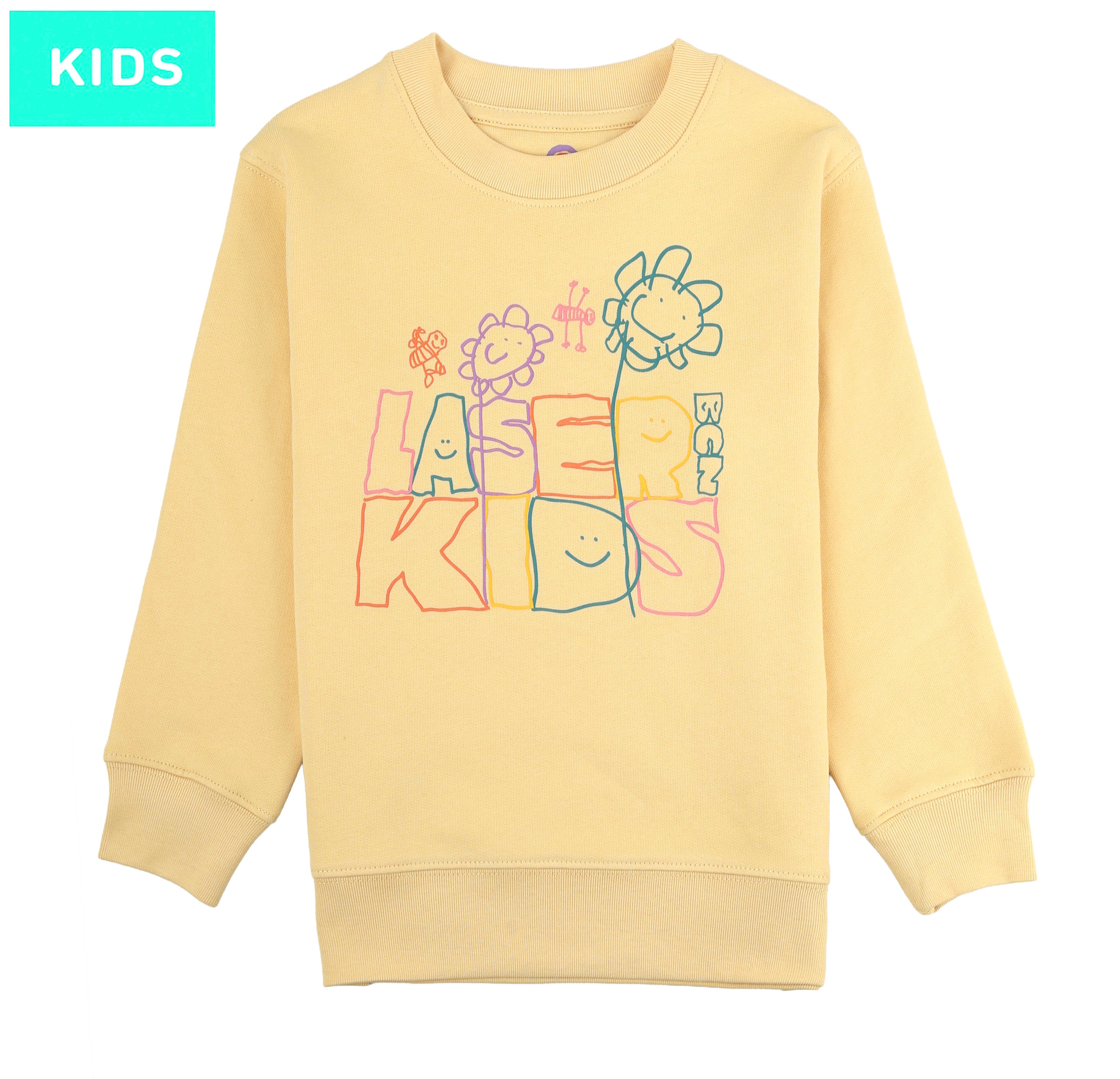 laser orange sweatshirt