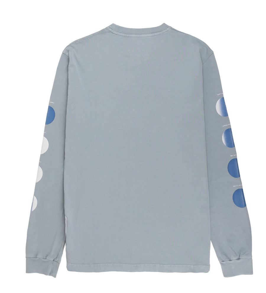 LASER X OVERLAND / FULL MOON RUNNERS LONGSLEEVE TEE FADED STORM