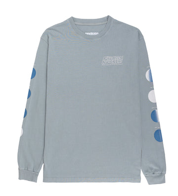 LASER X OVERLAND / FULL MOON RUNNERS LONGSLEEVE TEE FADED STORM