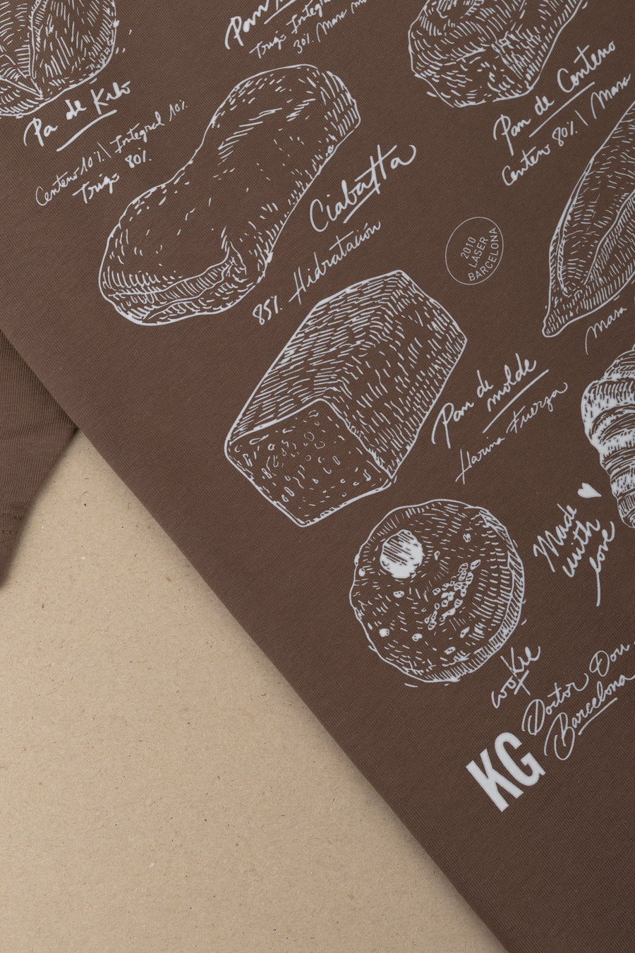 PA DE KILO BY LASER BARCELONA TEE MOCCA