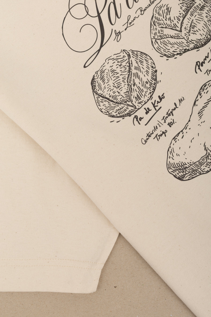 PA DE KILO BY LASER BARCELONA TEE WHEAT