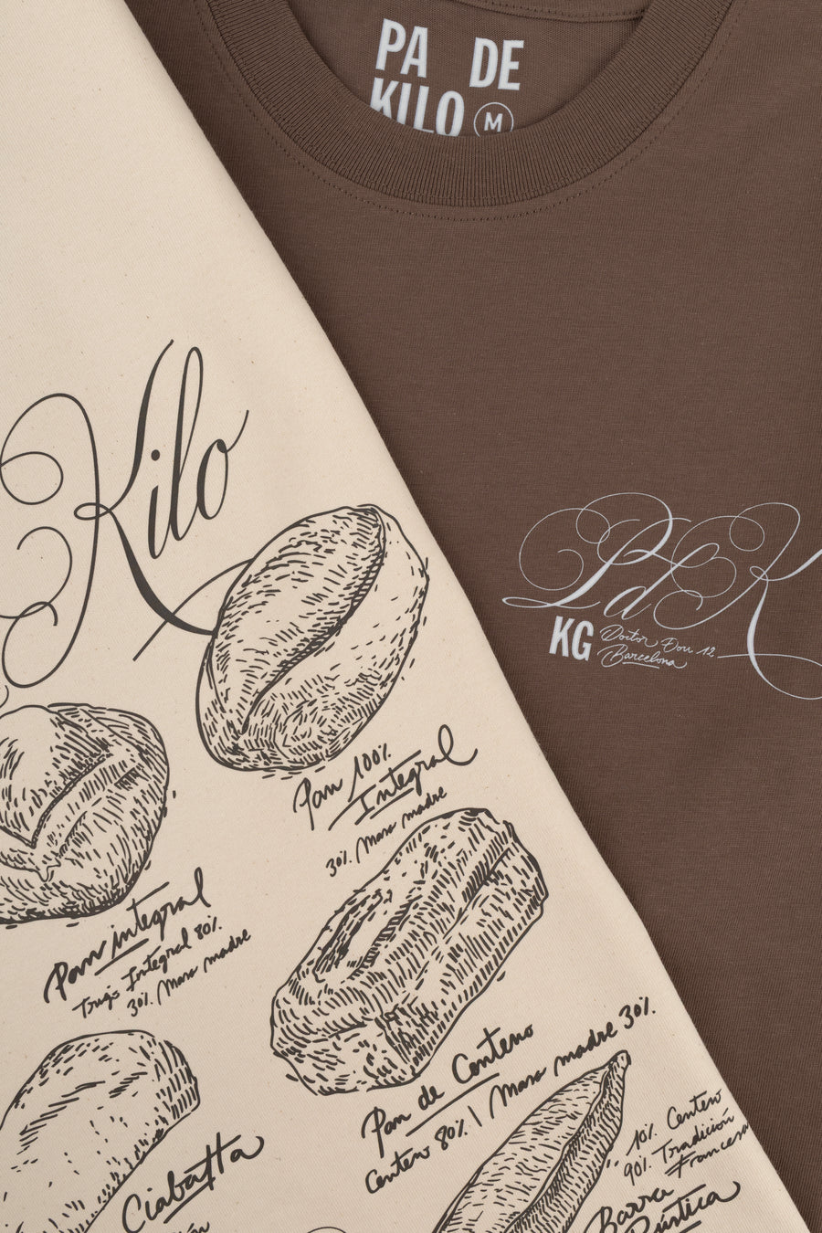 PA DE KILO BY LASER BARCELONA TEE WHEAT
