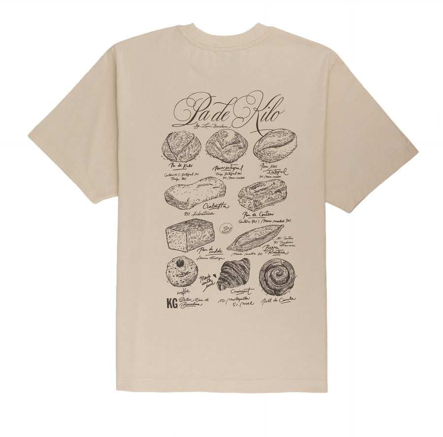 PA DE KILO BY LASER BARCELONA TEE WHEAT