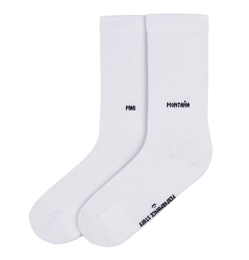 MAR & MONTAÑA PERFORMANCE SOCKS WHITE