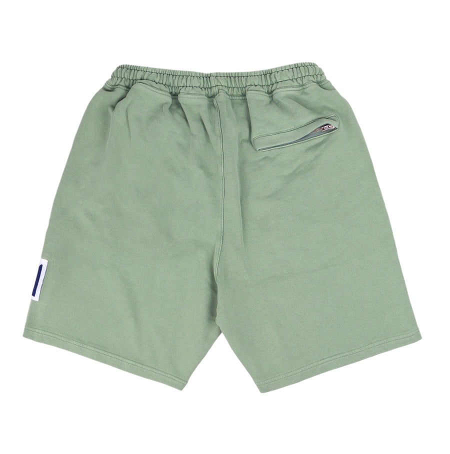 BORNE FLEECE SHORTS AGED BASIL