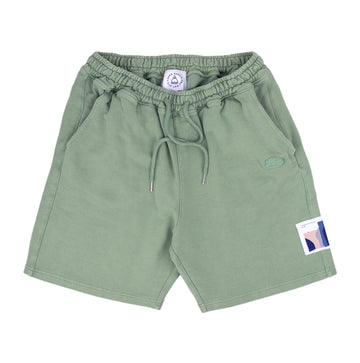 BORNE FLEECE SHORTS AGED BASIL