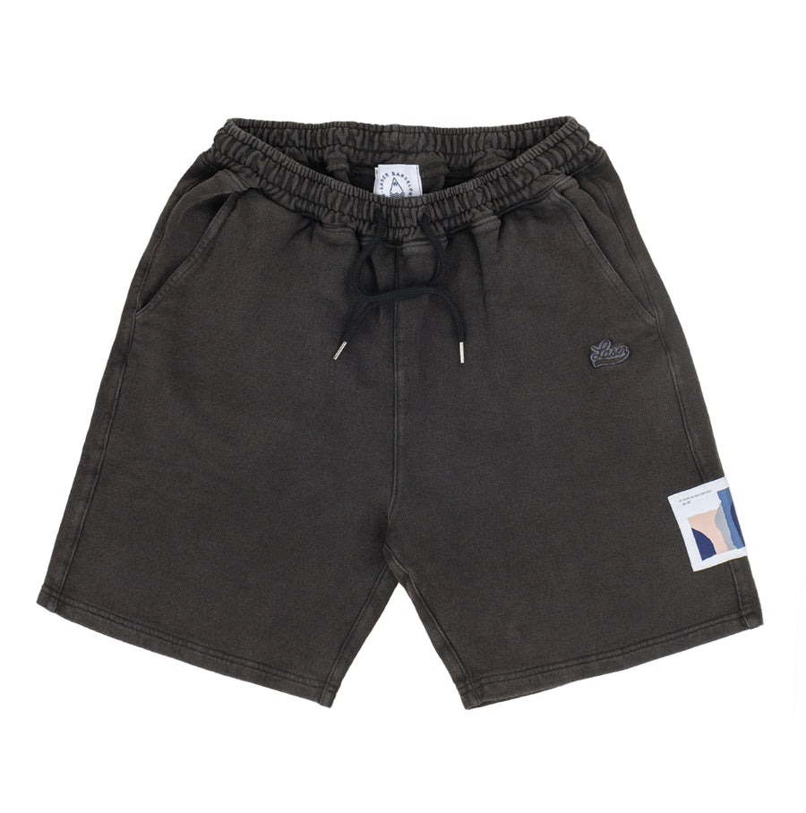 BORNE FLEECE SHORTS FADED BLACK