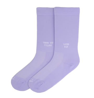 THANK YOU CYCLING PERFORMANCE SOCKS LAVENDER