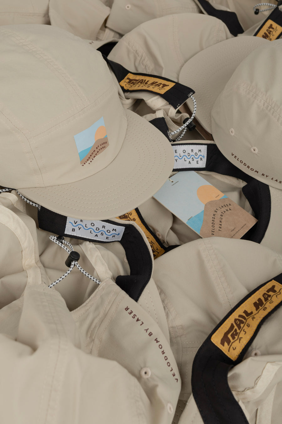LASER X VELODROM TRAIL HAT TRAMUNTANA BONE
