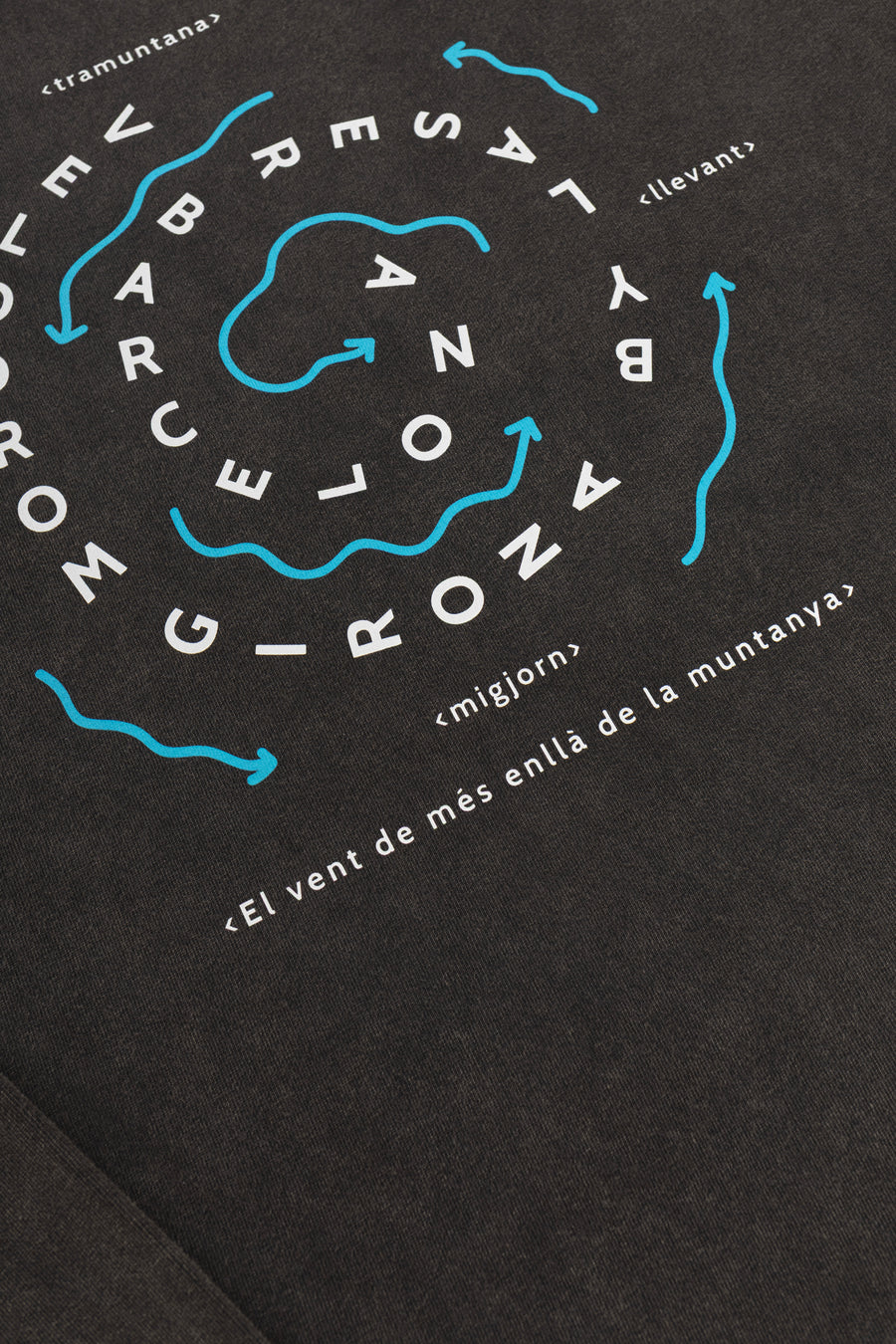 VELODROM BY LASER TRAMUNTANA LONGSLEEVE TEE BLACK