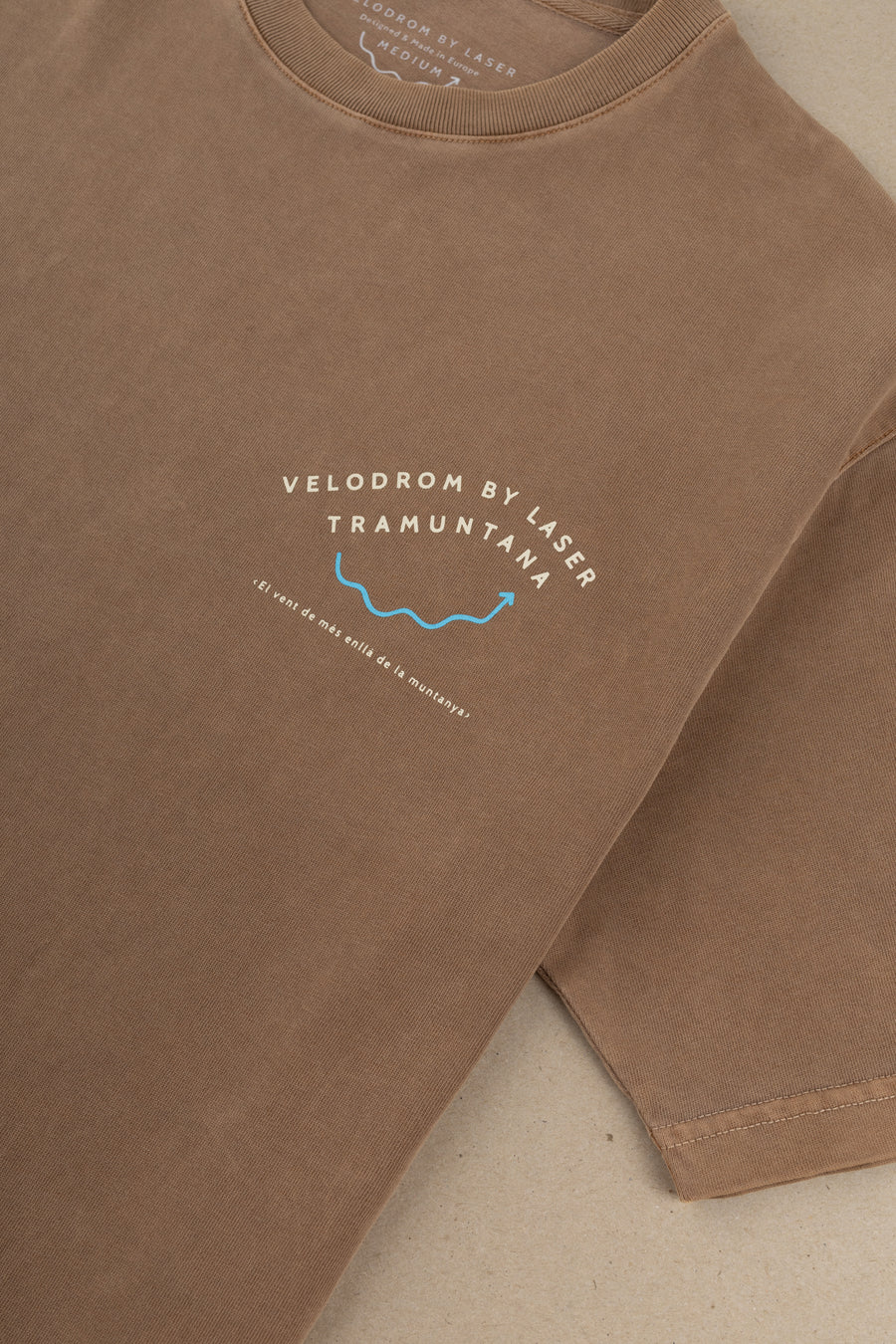 VELODROM BY LASER TRAMUNTANA TEE TERRACOTA