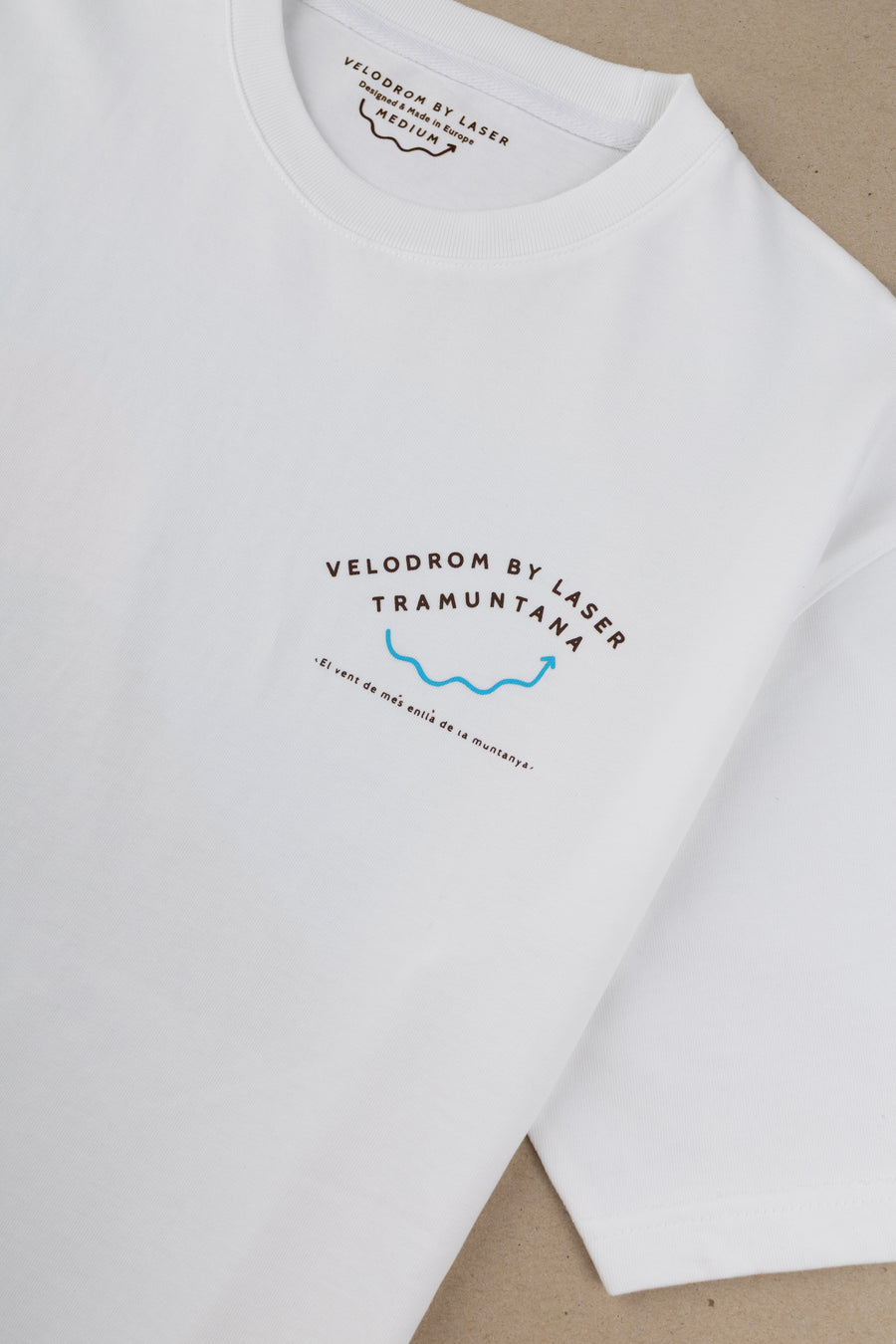 VELODROM BY LASER TRAMUNTANA TEE WHITE