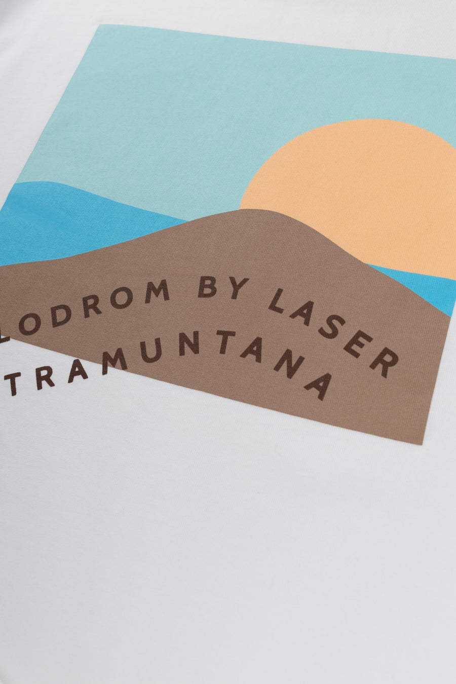 VELODROM BY LASER TRAMUNTANA TEE WHITE