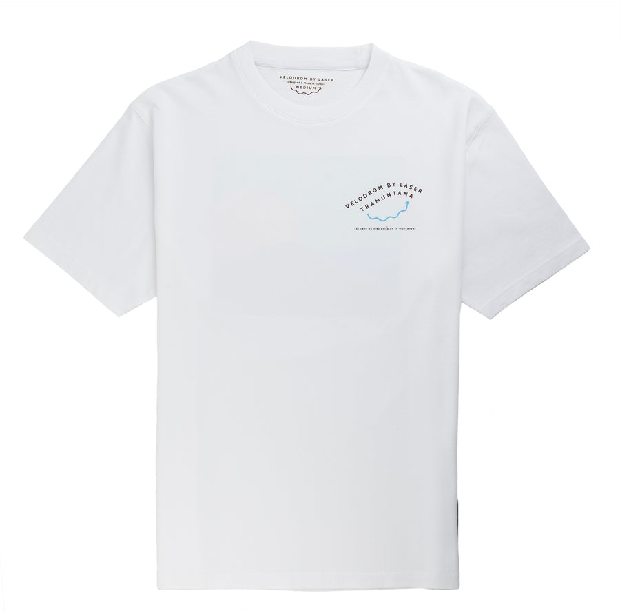 VELODROM BY LASER TRAMUNTANA TEE WHITE