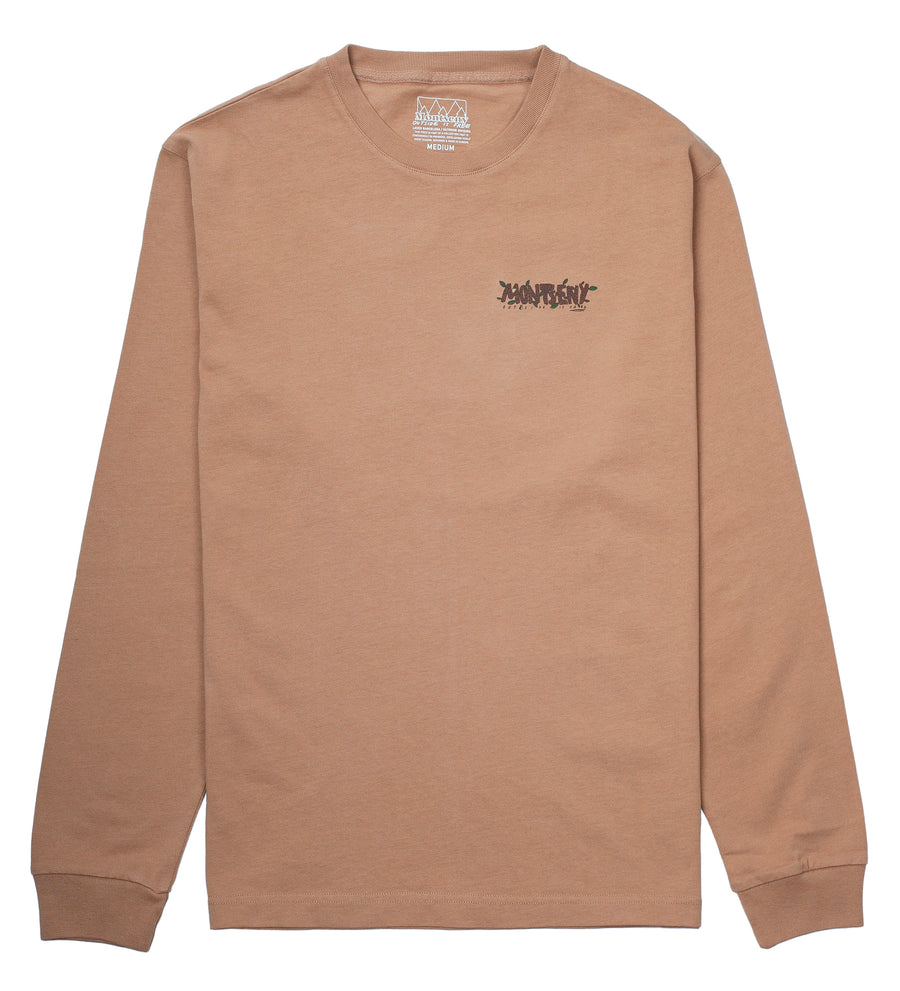 OUTSIDE IS FREE LONGSLEEVE TAUPE