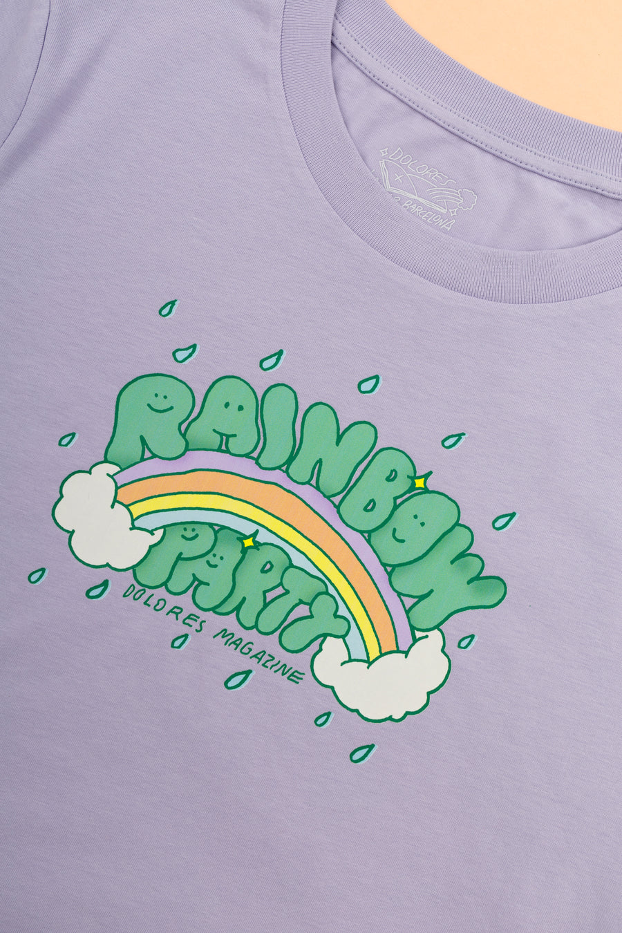 DOLORES  X LASER / RAINBOW PARTY TEE LILAC