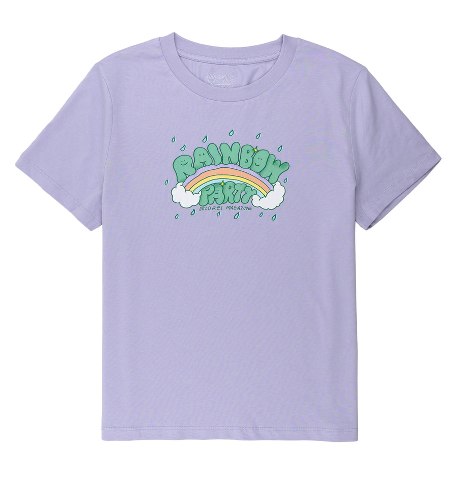 DOLORES  X LASER / RAINBOW PARTY TEE LILAC