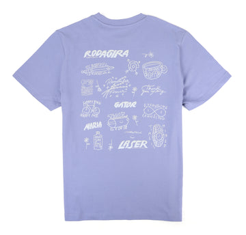 LASER X RODAGIRA TEE LAVENDER