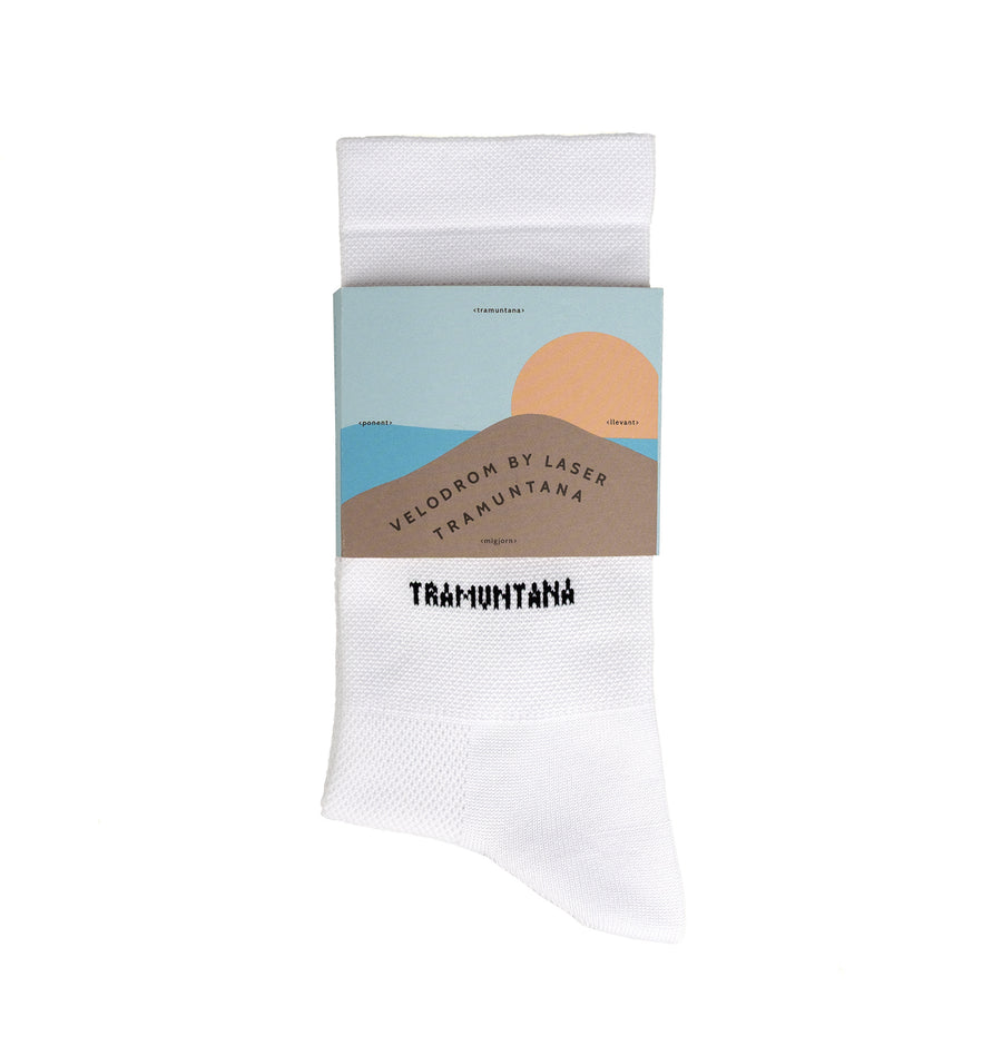 VELODROM BY LASER TRAMUNTANA PERFORMANCE WHITE SOCK
