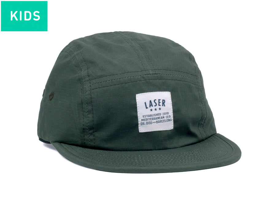 BORNE RIPSTOP FOREST PACKABLE 5 PANEL HAT KIDS