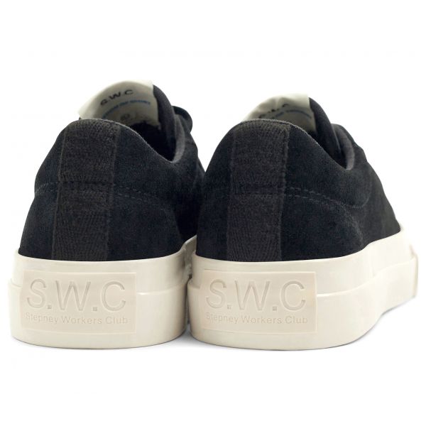 STEPNEY WORKERS CLUB DELLOW SUEDE BLACK