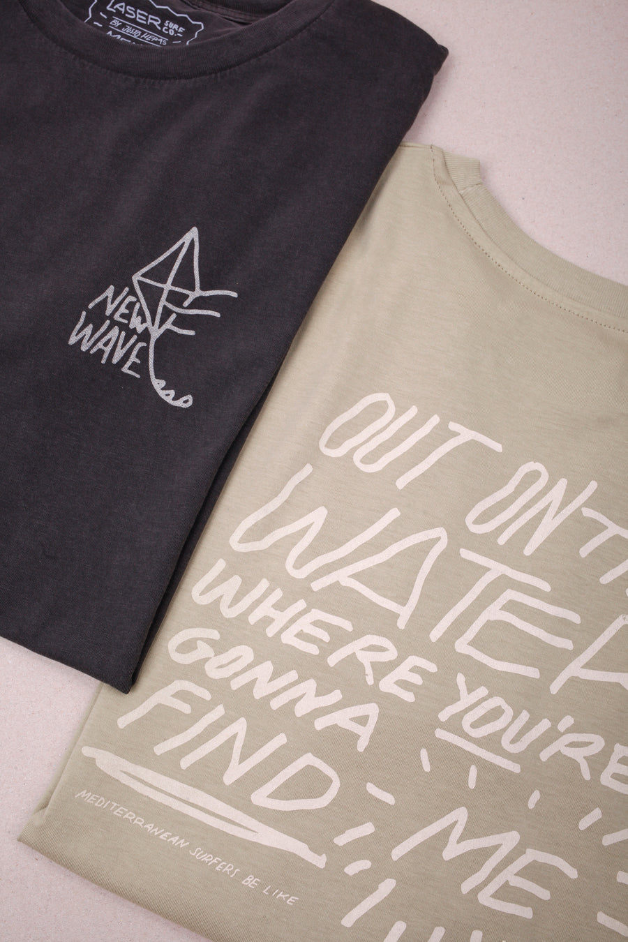CAMISETA NEW WAVE VINTAGE NEGRA