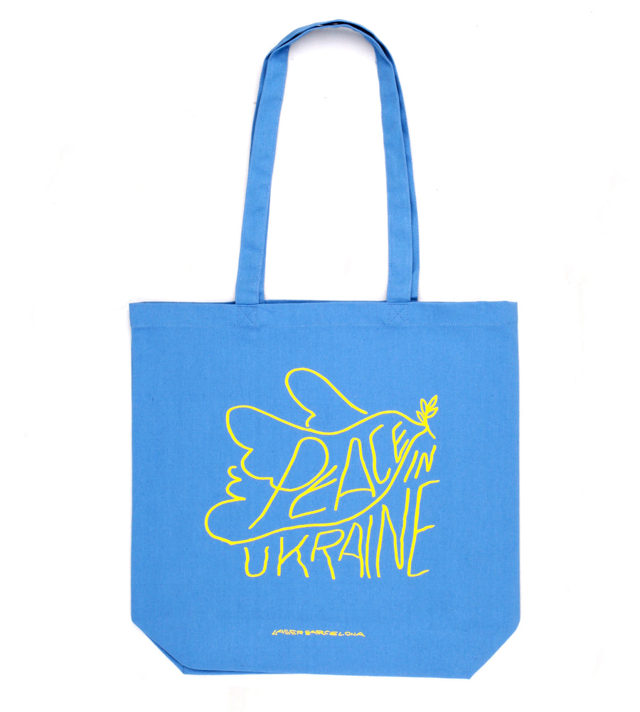 PEACE IN UKRAINE SOLIDARY TOTE BAG