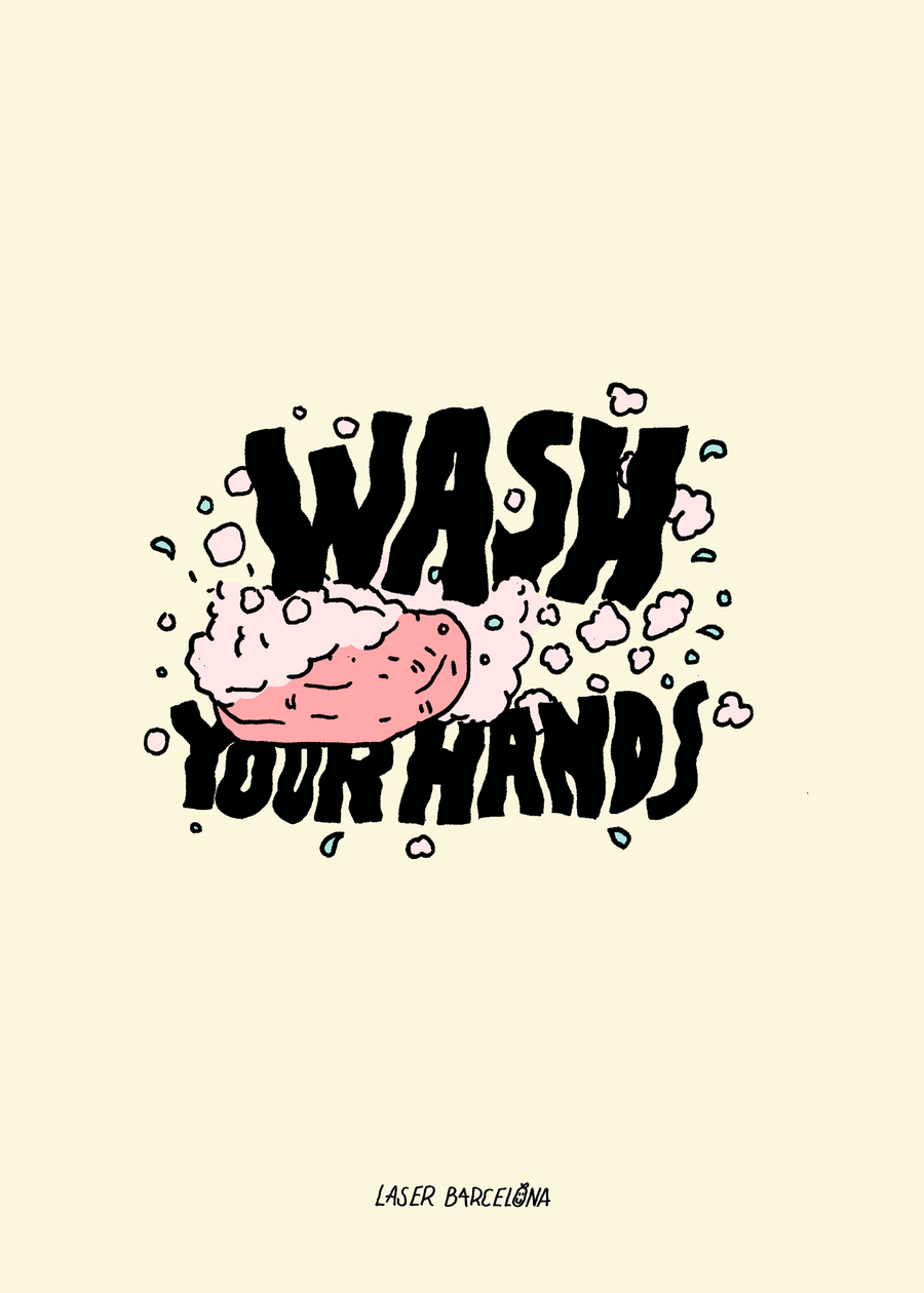 WASH YOUR HANDS PRINT