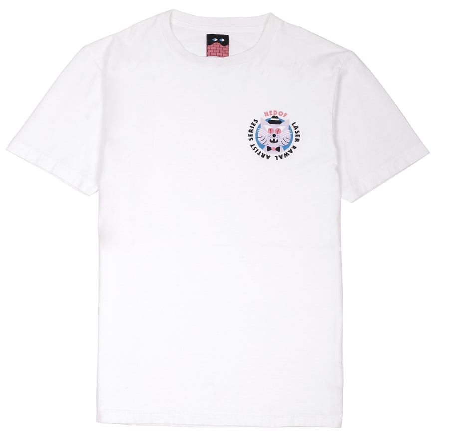 RAWAL ARTIST SERIES X HEDOF TEE WHITE
